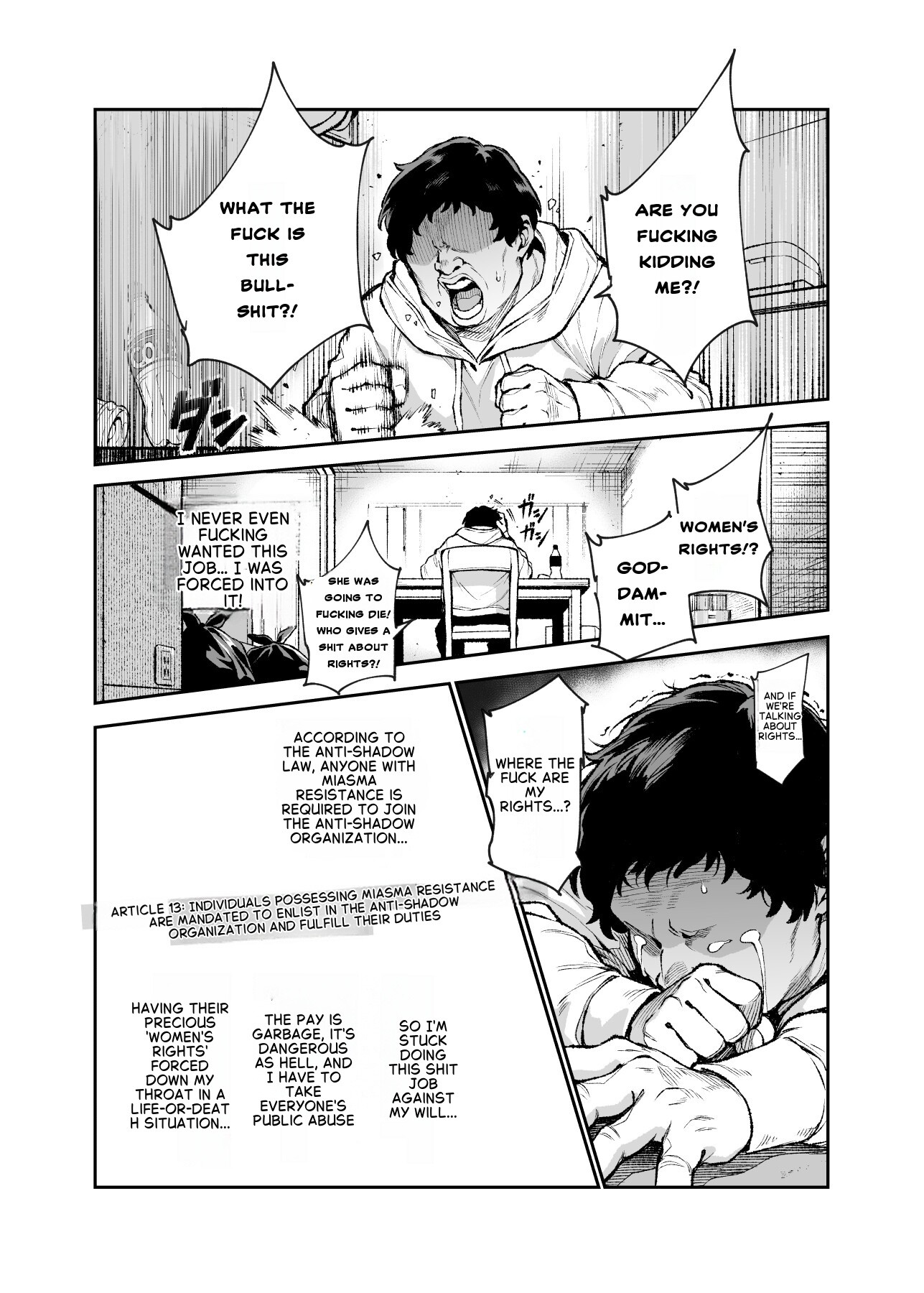 Hentai Manga Comic-Daily Life of a Low-Ranking Male Staff Member in the Anti-Shadow Special Forces EX1-Read-13